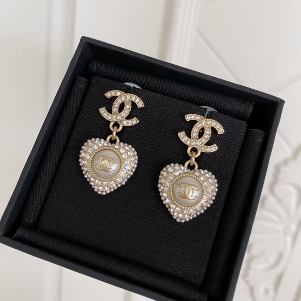 Chanel stud earrings