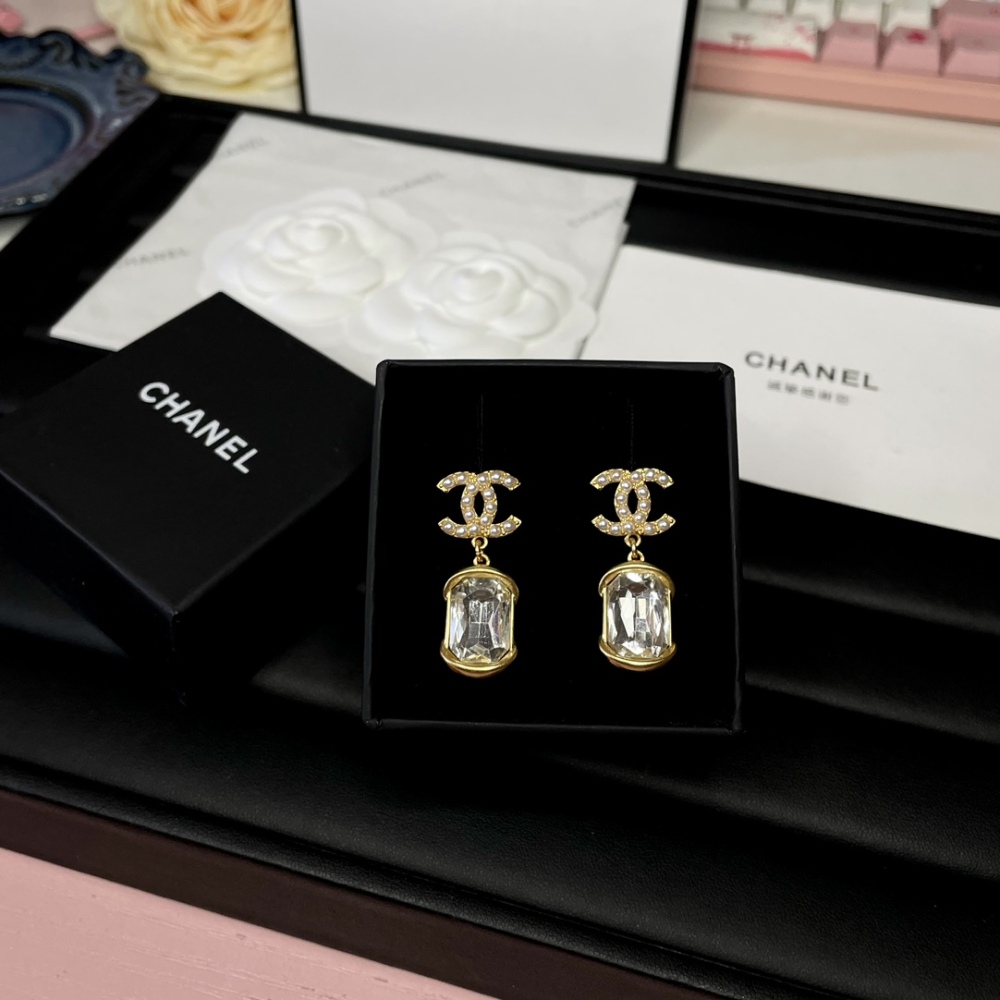 Chanel stud earrings