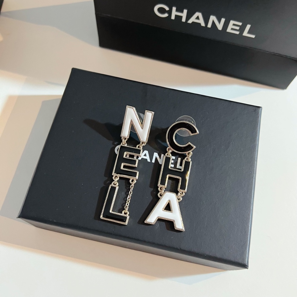 Chanel stud earrings