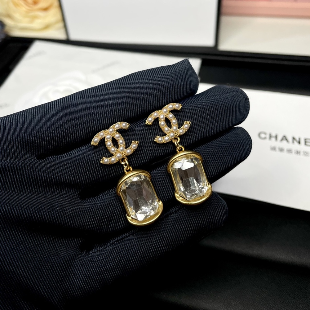 Chanel stud earrings