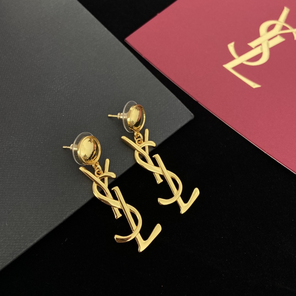 YSL stud earrings