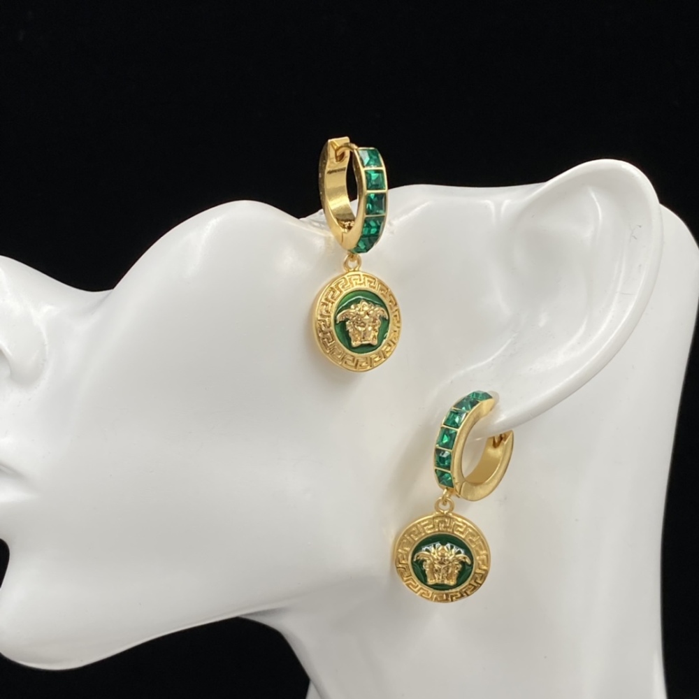 Versace stud earrings