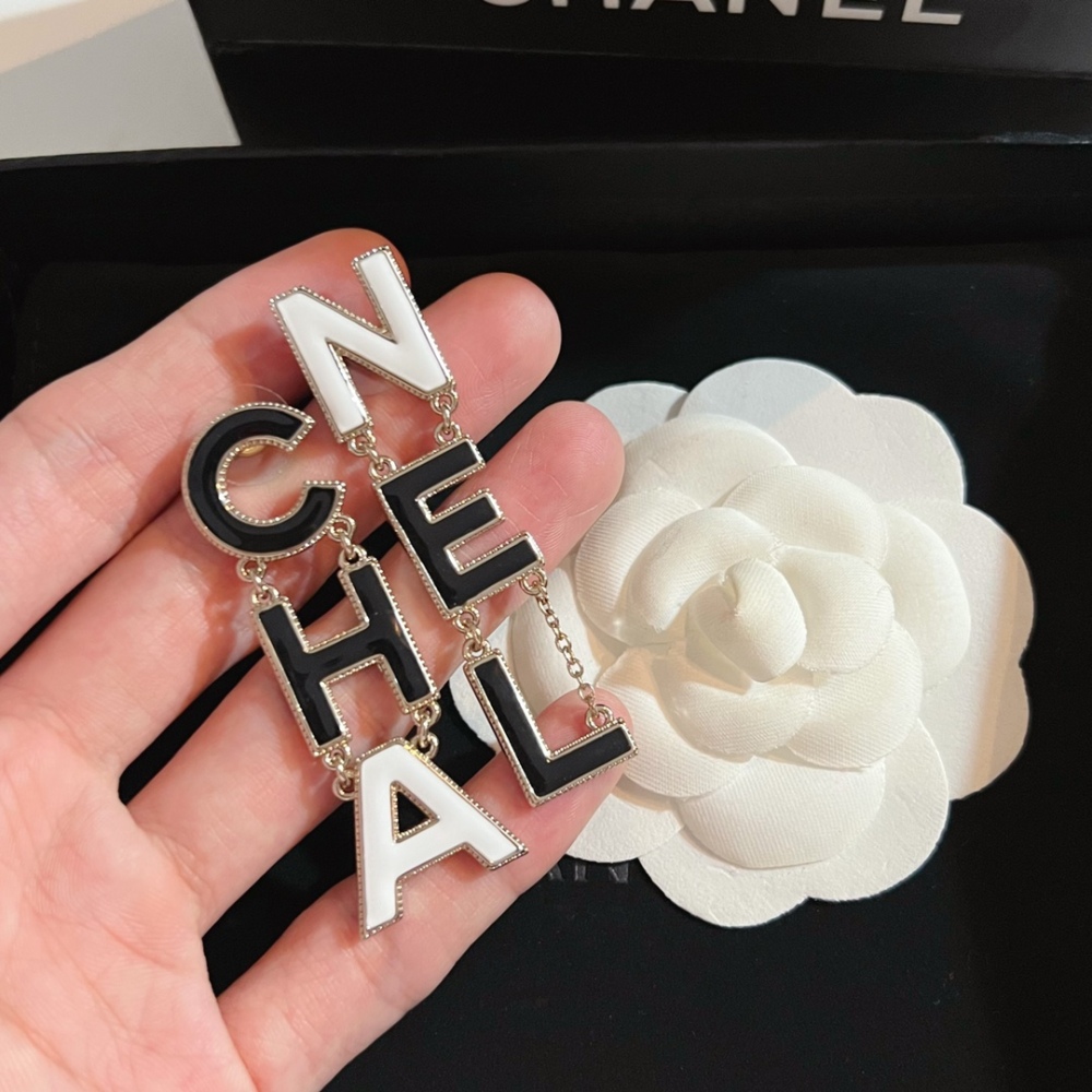 Chanel stud earrings