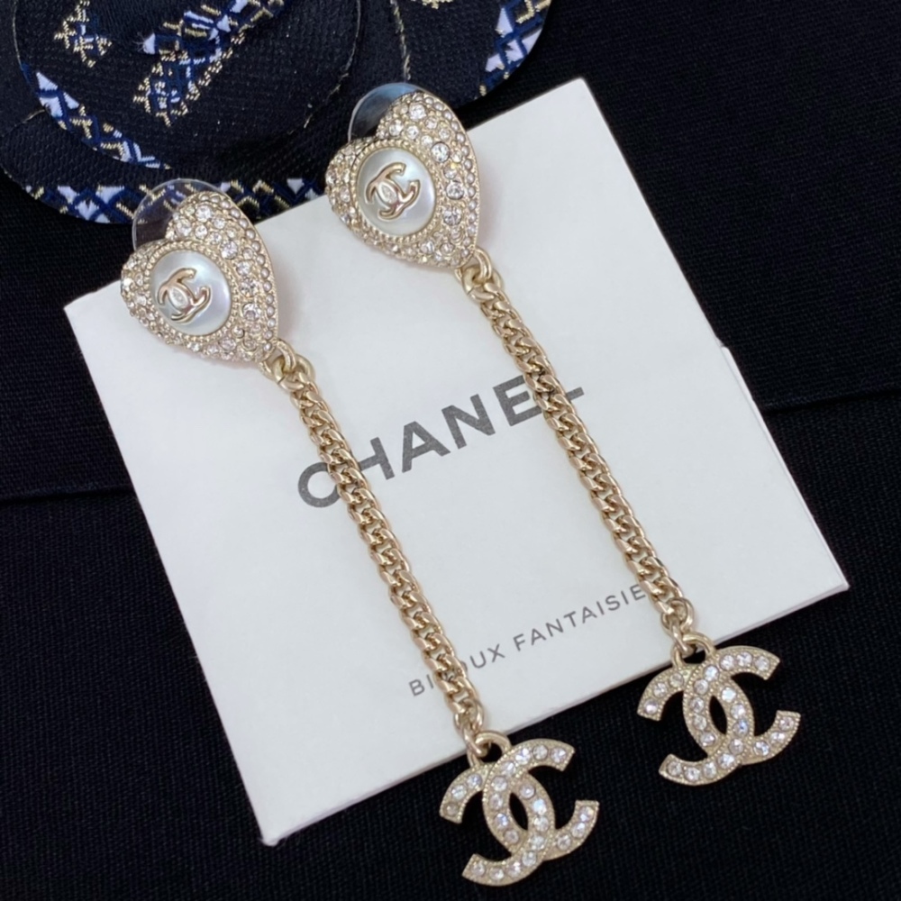 Chanel stud earrings