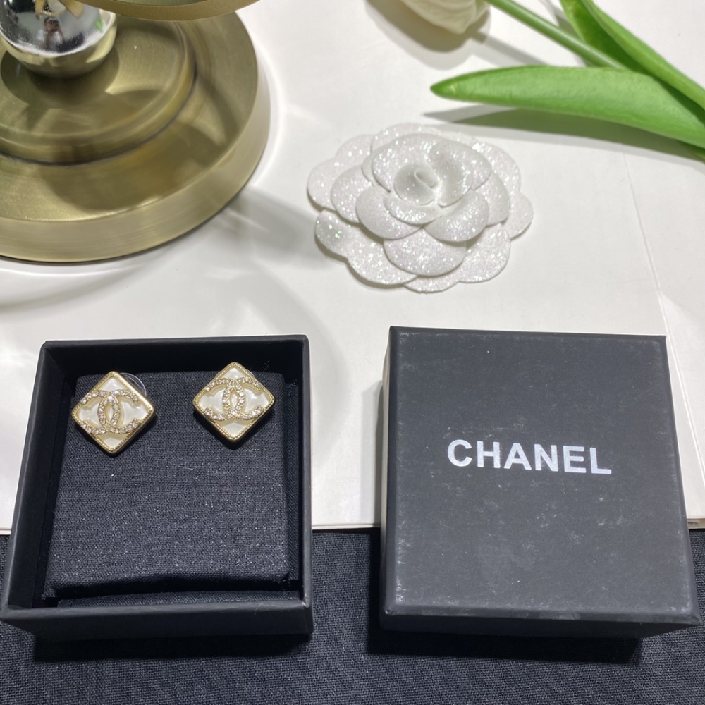 Chanel stud earrings