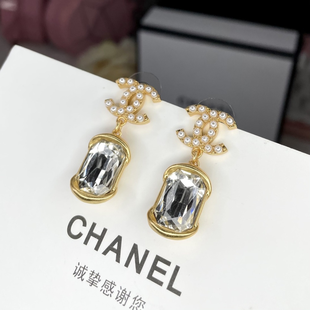 Chanel stud earrings