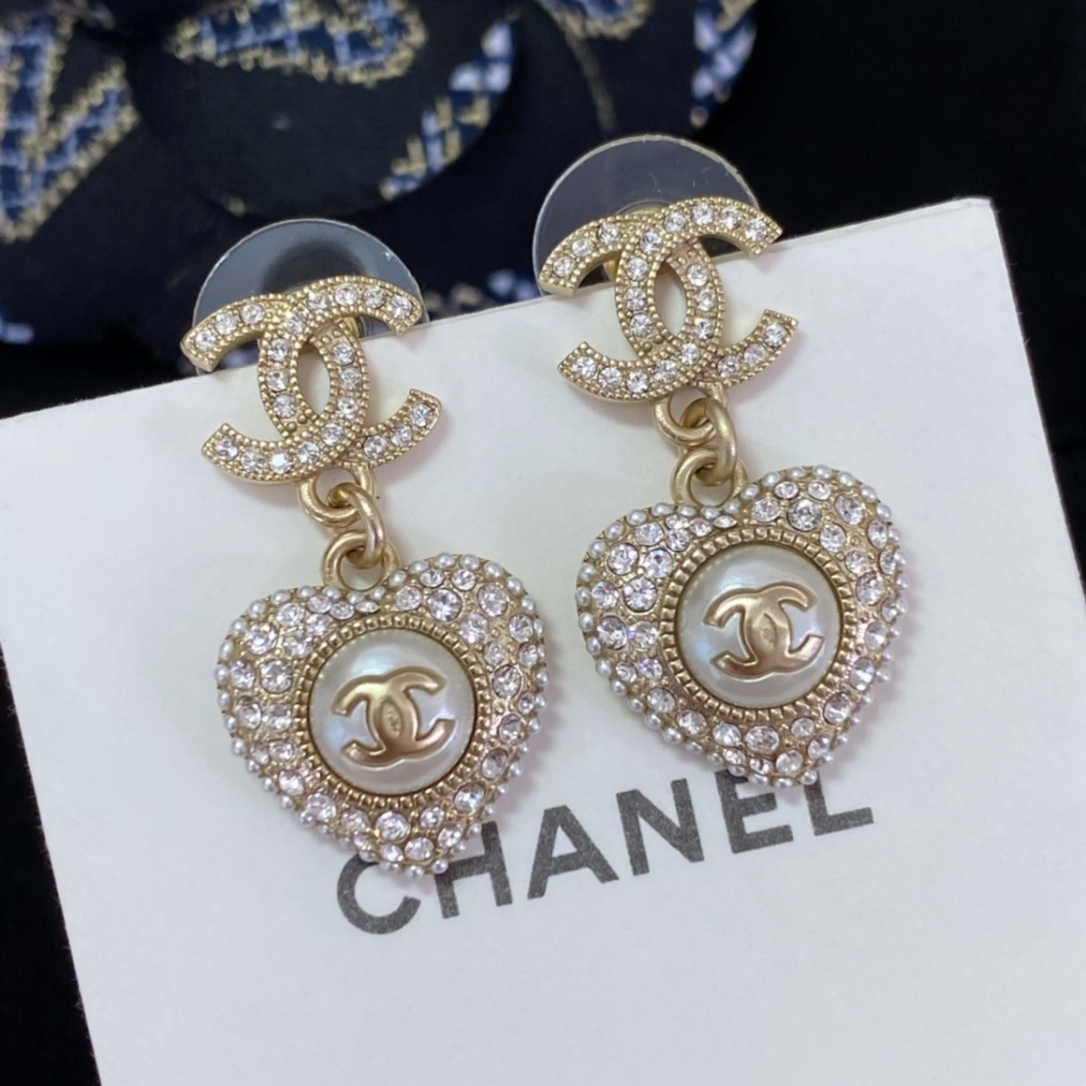 Chanel stud earrings
