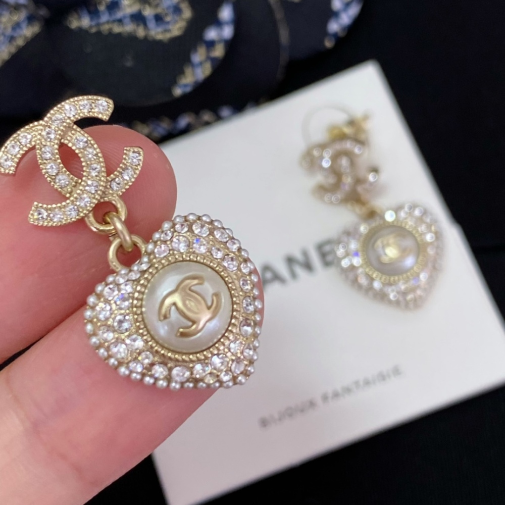 Chanel stud earrings