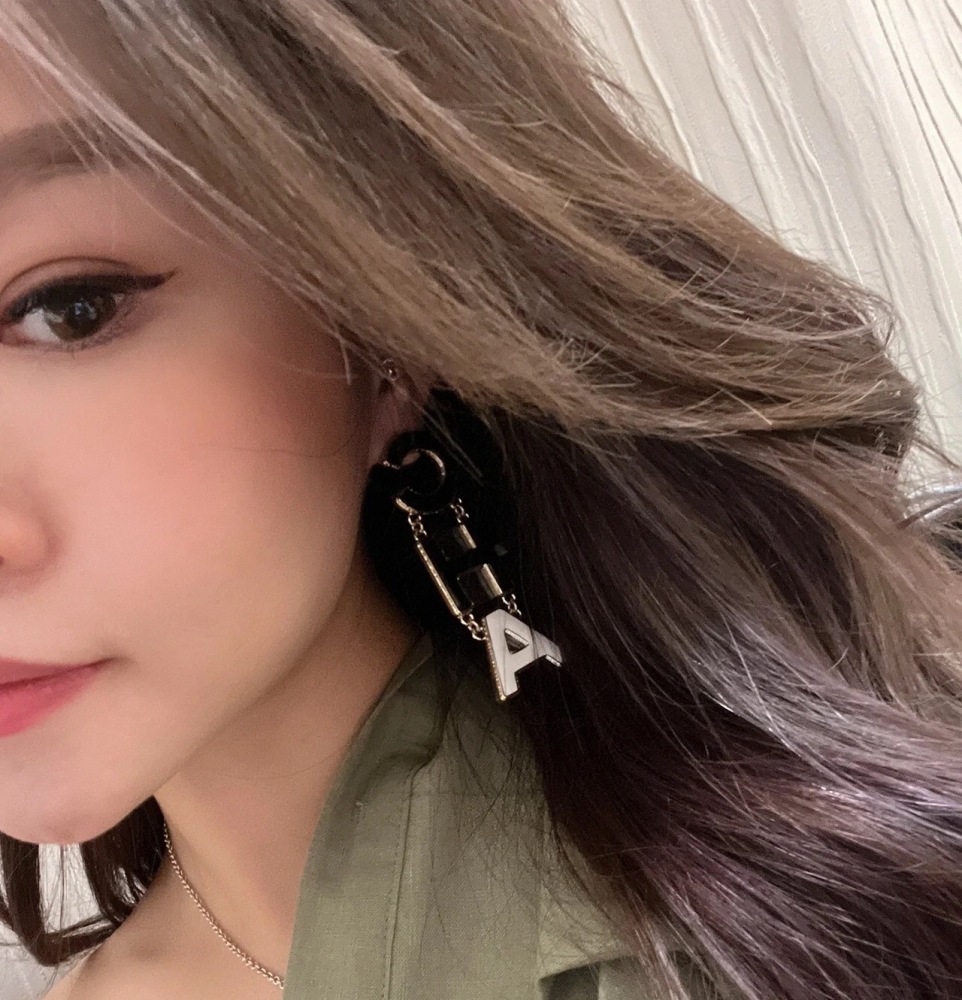 Chanel stud earrings