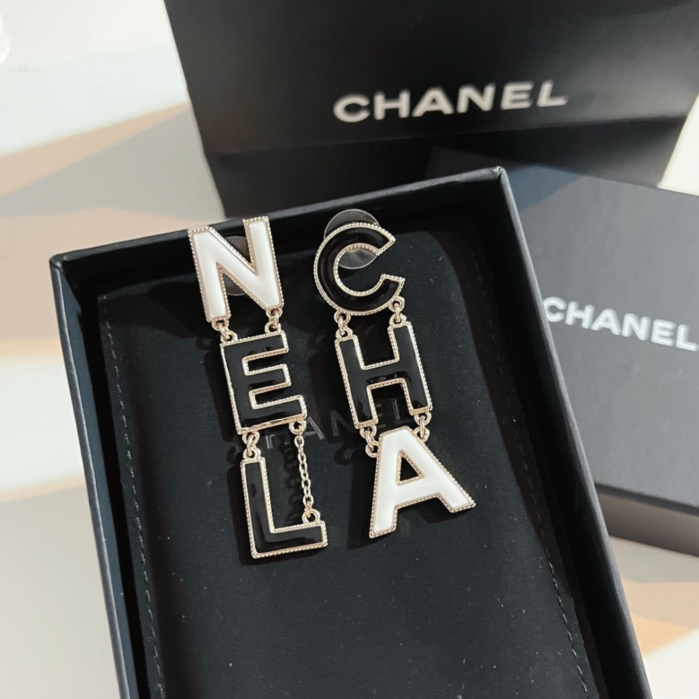 Chanel stud earrings