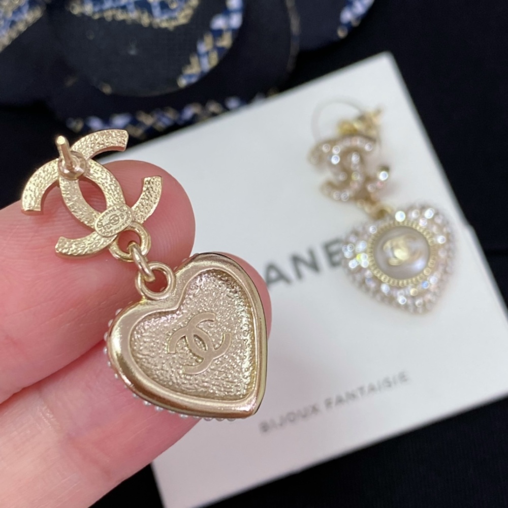 Chanel stud earrings