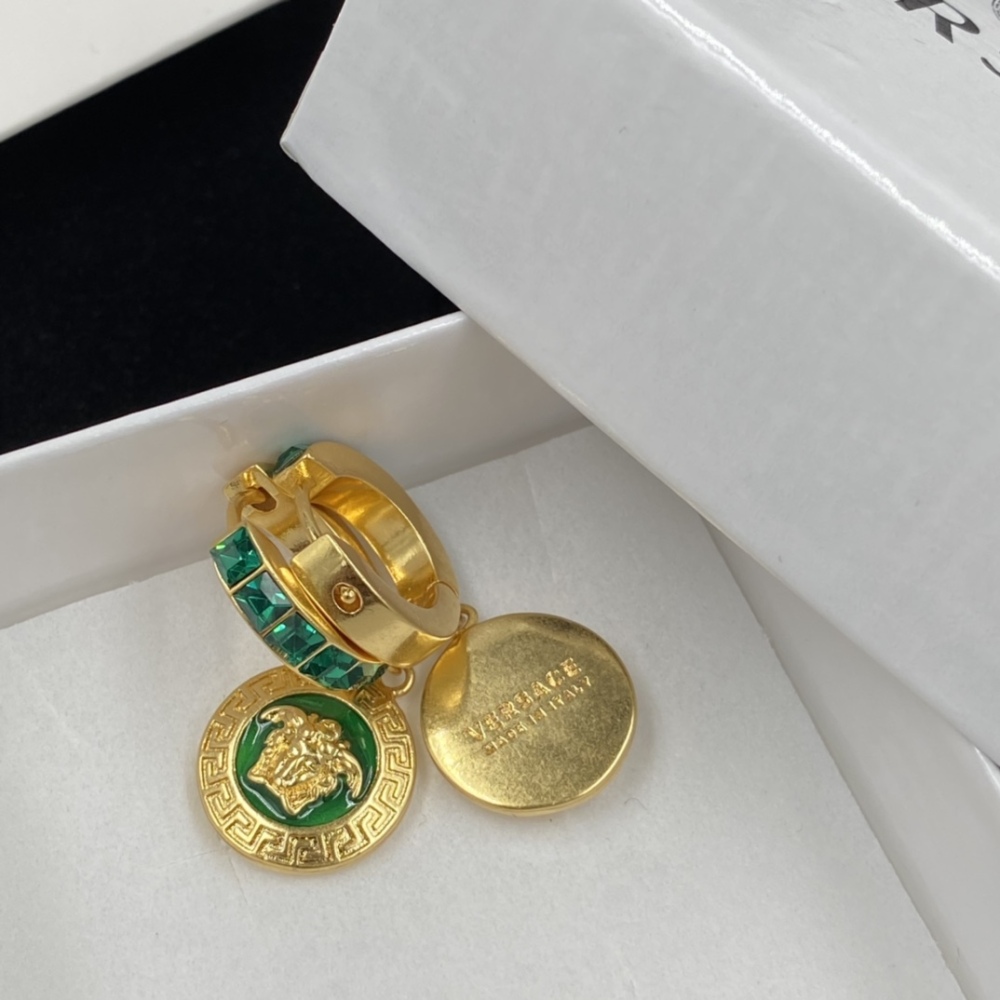 Versace stud earrings