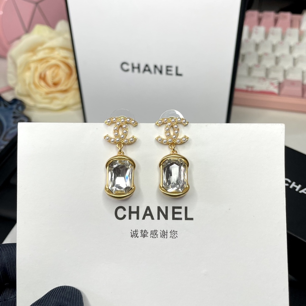 Chanel stud earrings