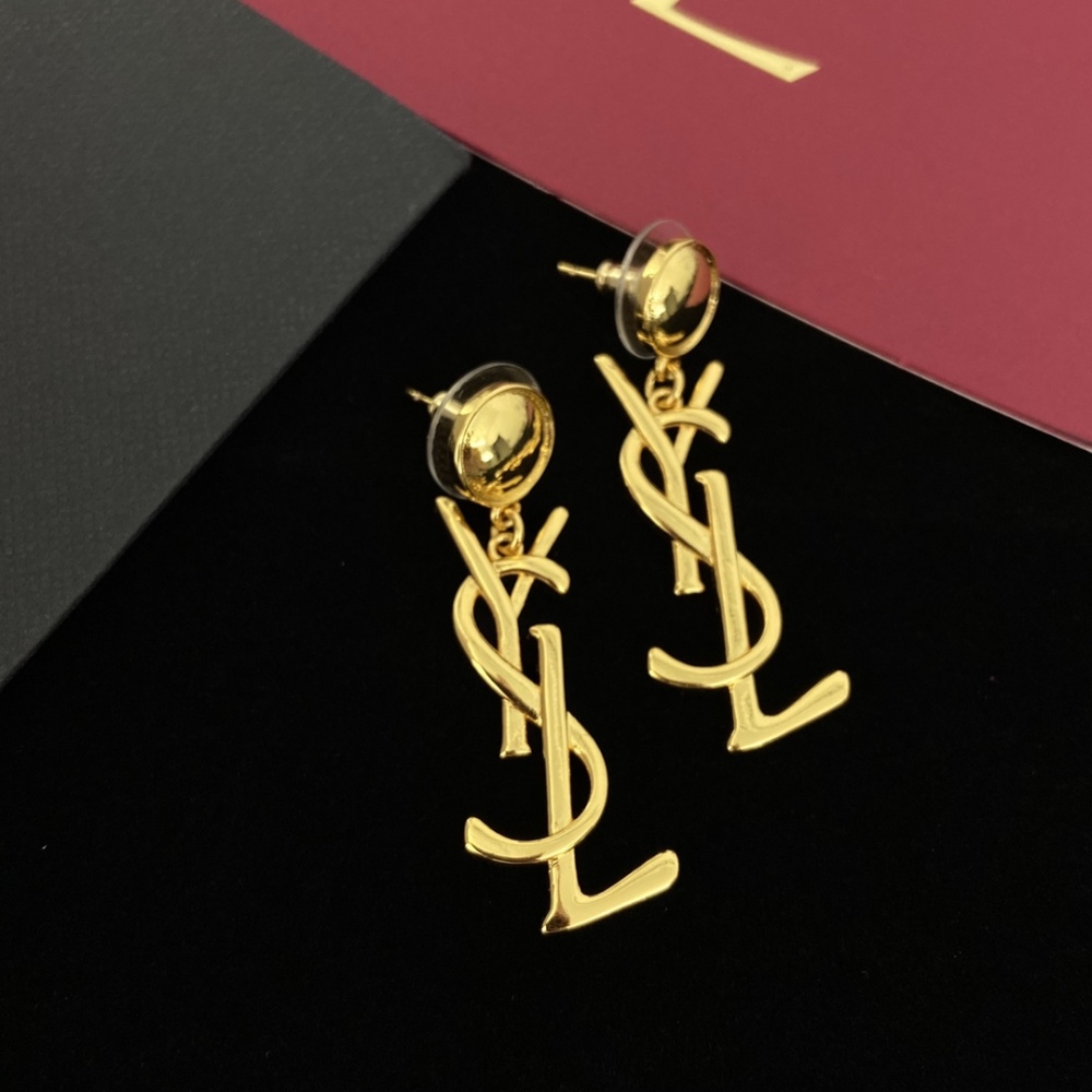 YSL stud earrings