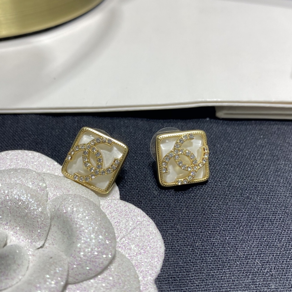 Chanel stud earrings