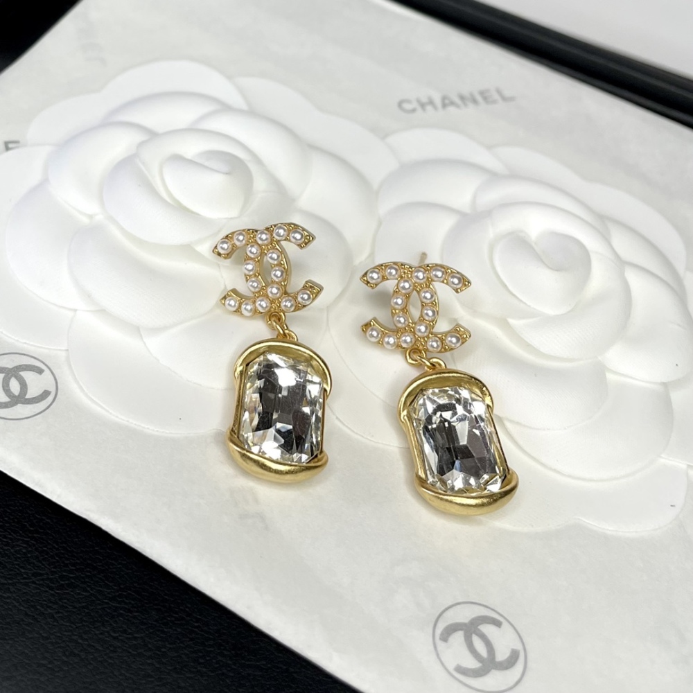 Chanel stud earrings