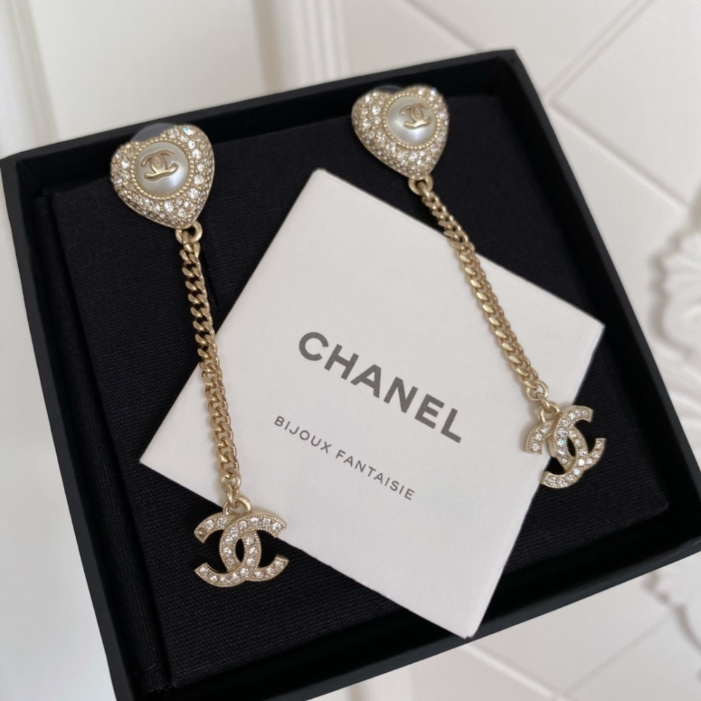 Chanel stud earrings