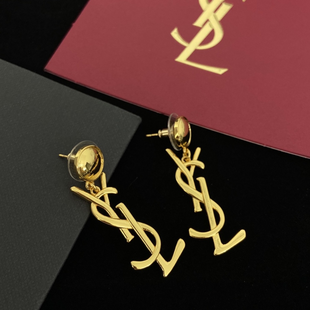 YSL stud earrings