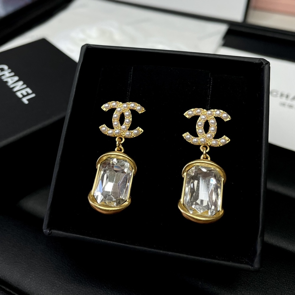 Chanel stud earrings