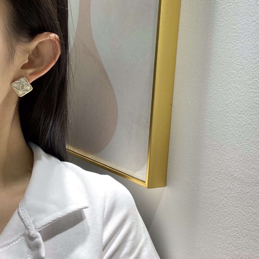 Chanel stud earrings