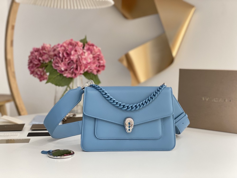 Bulgari 𝙎𝙀𝙍𝙋𝙀𝙉𝙏𝙄 𝙁𝙊𝙍𝙀𝙑𝙀 Maxi Chain bag Mirror Boutique