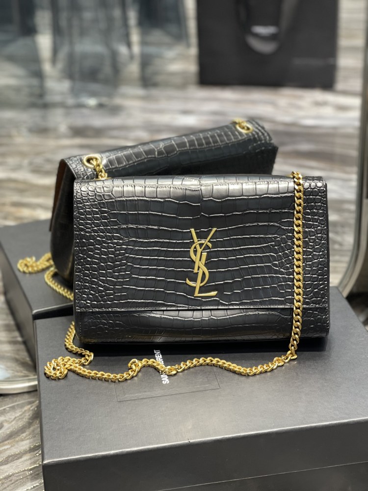 Saint Laurent positive and negative Kate 28.5cm handbag boutique