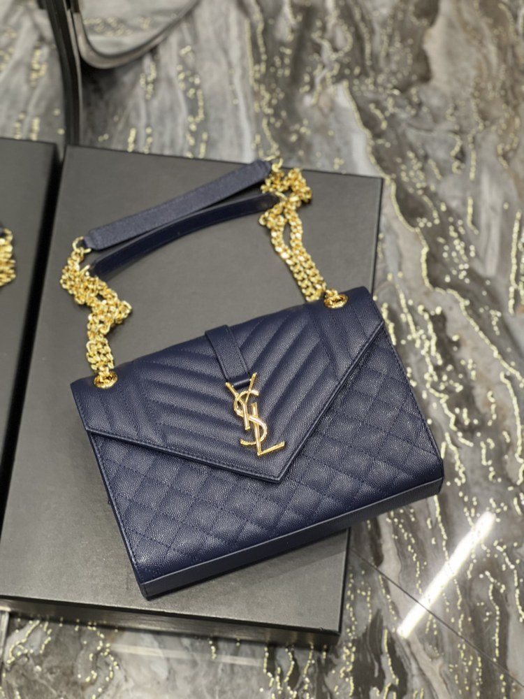 Saint Laurent Envelope MM 24cm 487206 Mirror Boutique