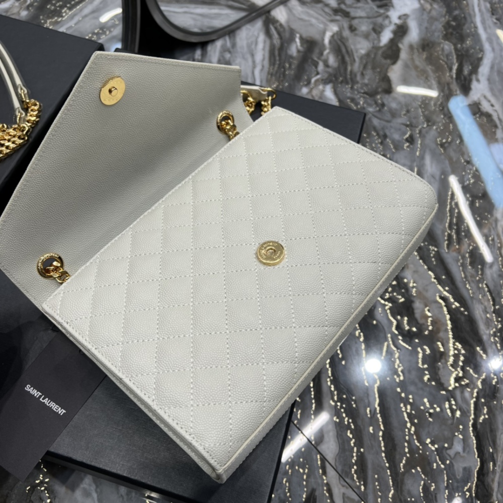 Saint Laurent Envelope MM 24cm 487206 Mirror Boutique