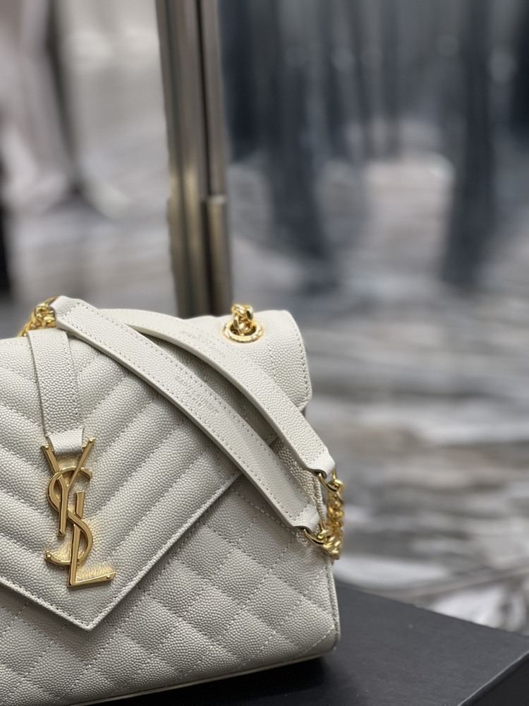 Saint Laurent Envelope MM 24cm 487206 Mirror Boutique