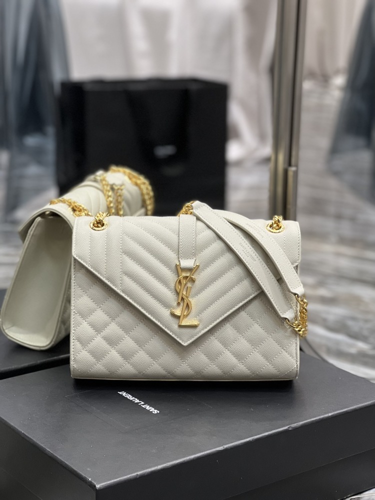 Saint Laurent Envelope MM 24cm 487206 Mirror Boutique