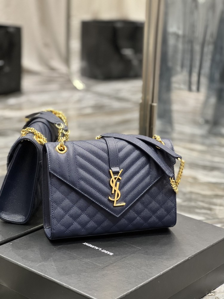 Saint Laurent Envelope MM 24cm 487206 Mirror Boutique