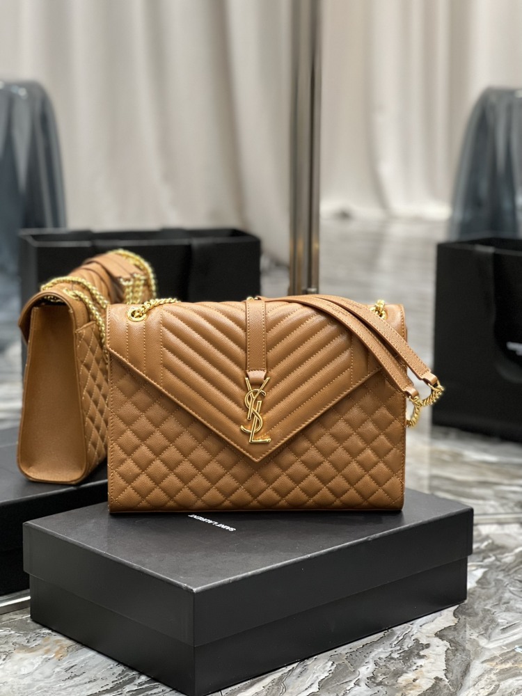 Saint Laurent Envelope GM 31cm 487198 Mirror Boutique