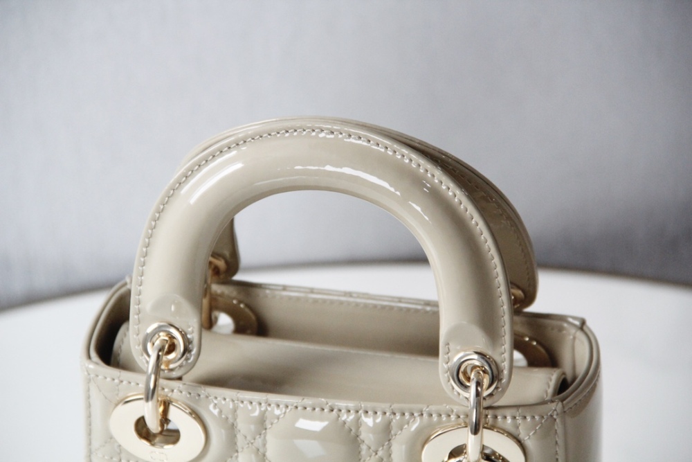 Dior Mini lady classic patent leather 17cm 44531 Mirror Boutique
