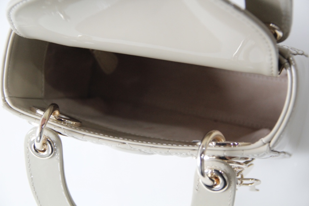 Dior Mini lady classic patent leather 17cm 44531 Mirror Boutique