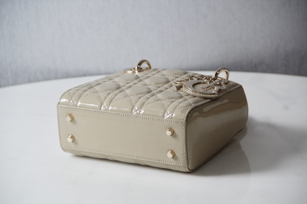 Dior Mini lady classic patent leather 17cm 44531 Mirror Boutique