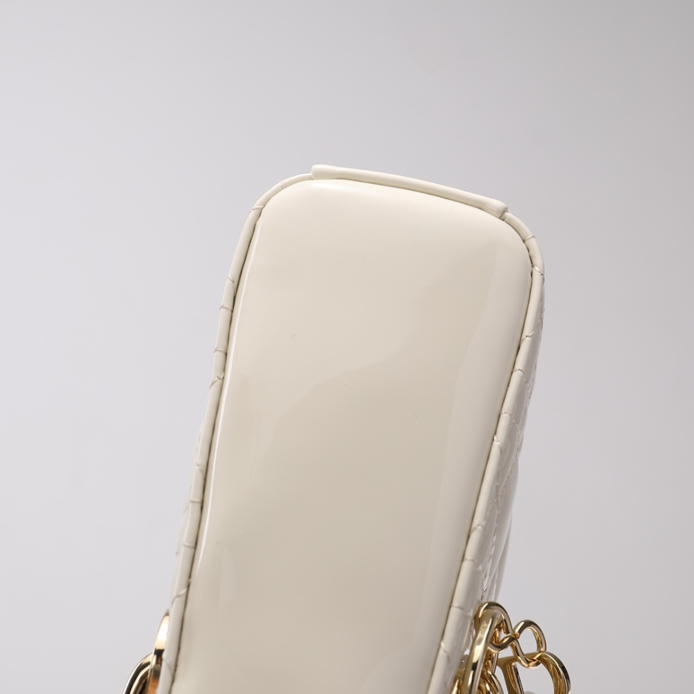 Dior Mini lady classic patent leather 17cm 44531 Mirror Boutique