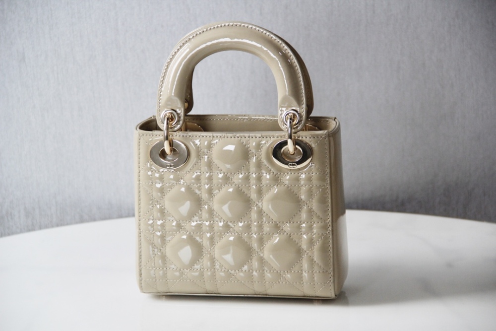 Dior Mini lady classic patent leather 17cm 44531 Mirror Boutique