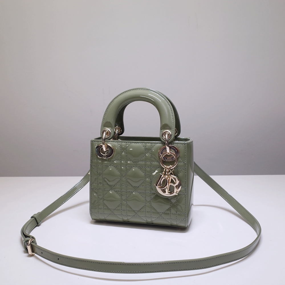 Dior Mini lady classic patent leather 17cm 44531 Mirror Boutique