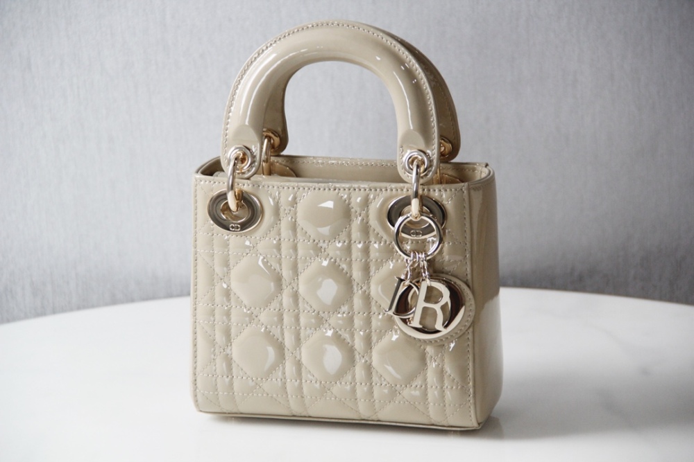 Dior Mini lady classic patent leather 17cm 44531 Mirror Boutique