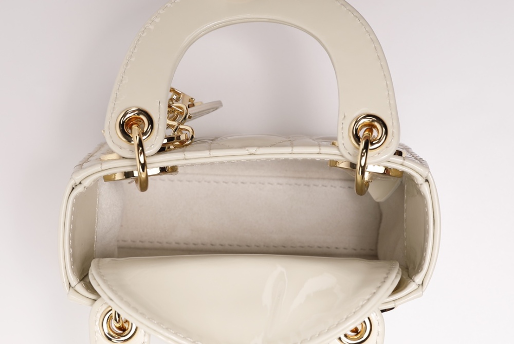 Dior Mini lady classic patent leather 17cm 44531 Mirror Boutique