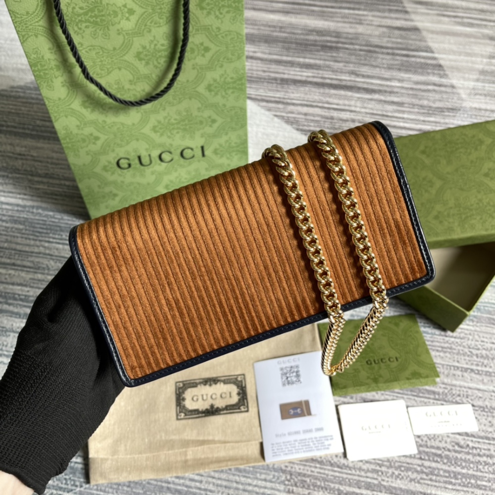 Gucci Saddle Bag WOC 621892 Mirror Boutique