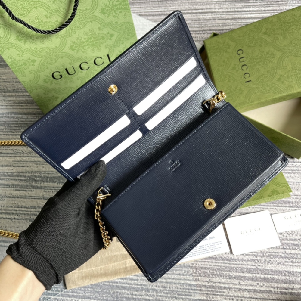 Gucci Saddle Bag WOC 621892 Mirror Boutique
