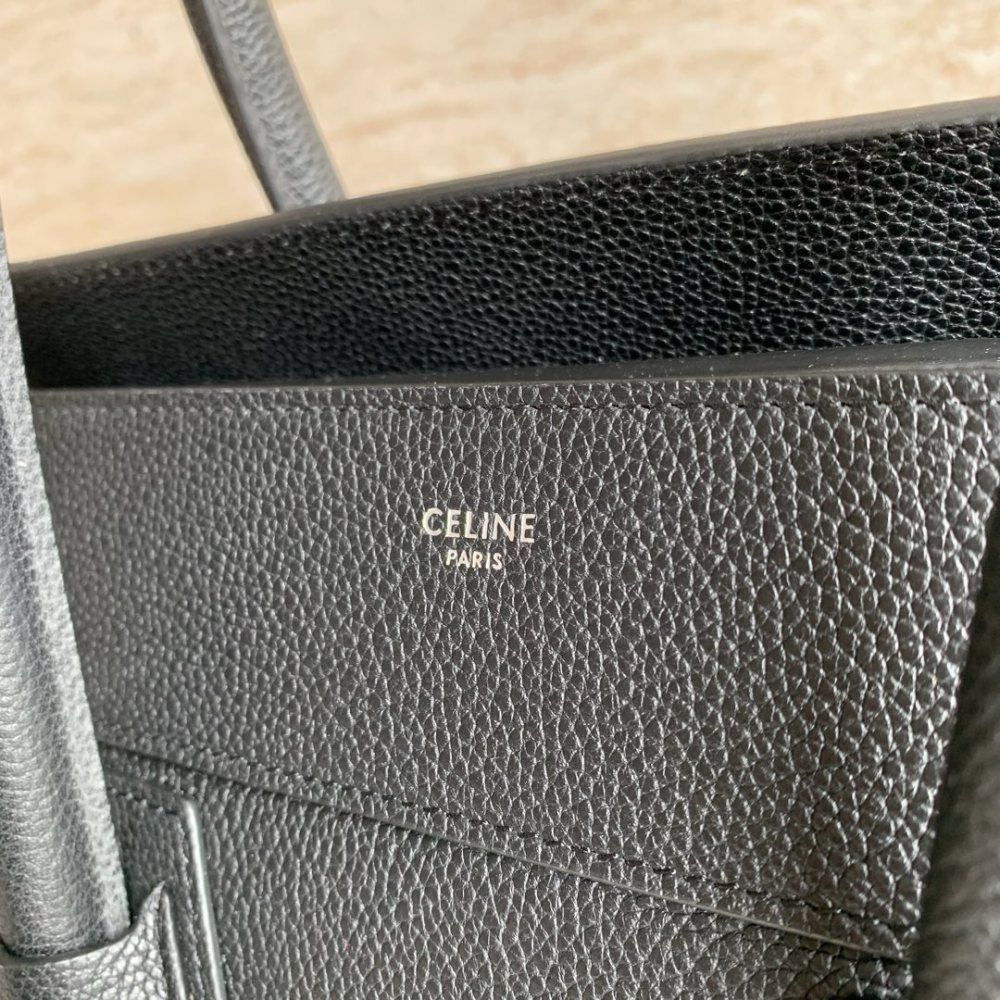 CELINE MICRO LUGGAGE smiley bag GM 31cm 189213 mirror boutique