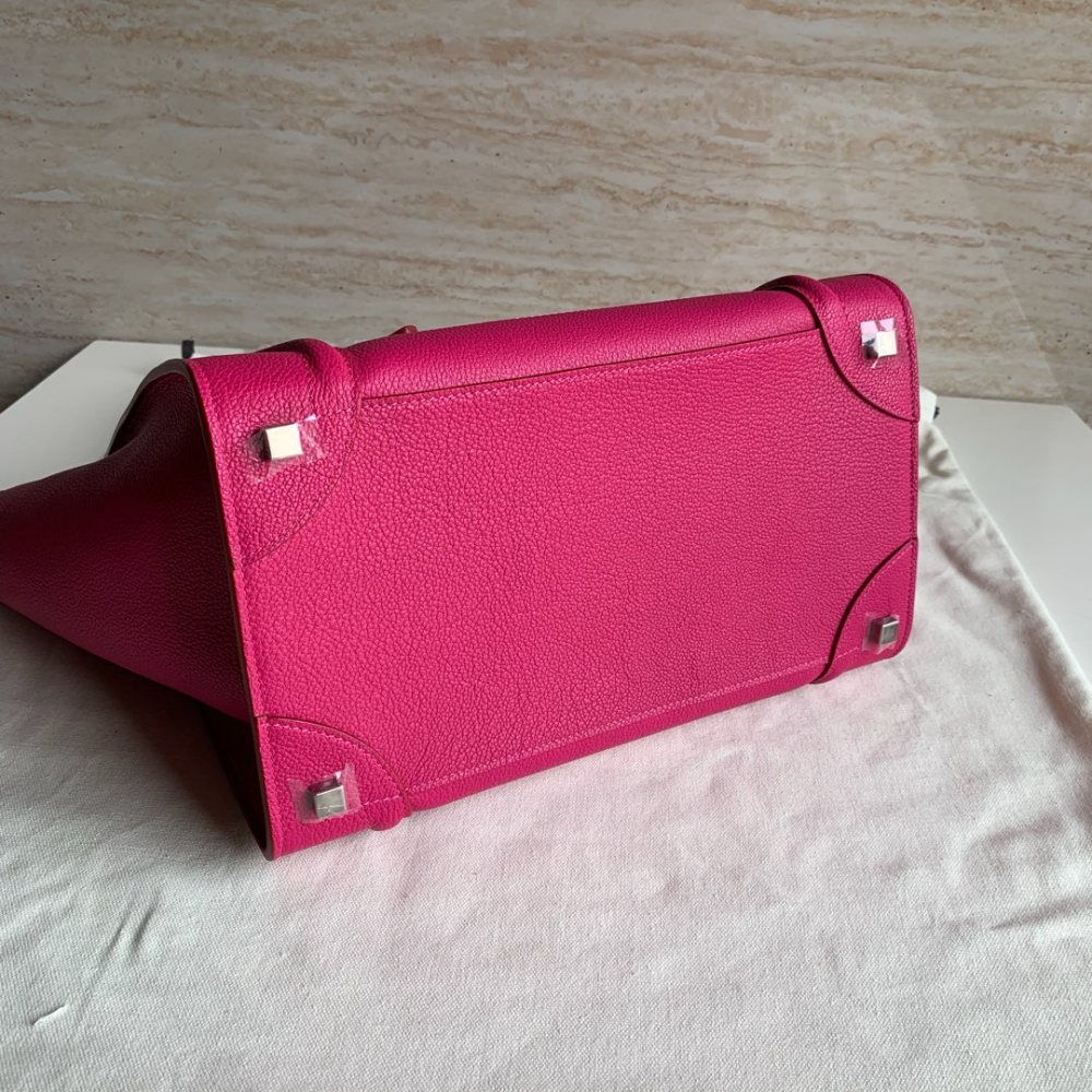 CELINE MICRO LUGGAGE smiley bag GM 31cm 189213 mirror boutique