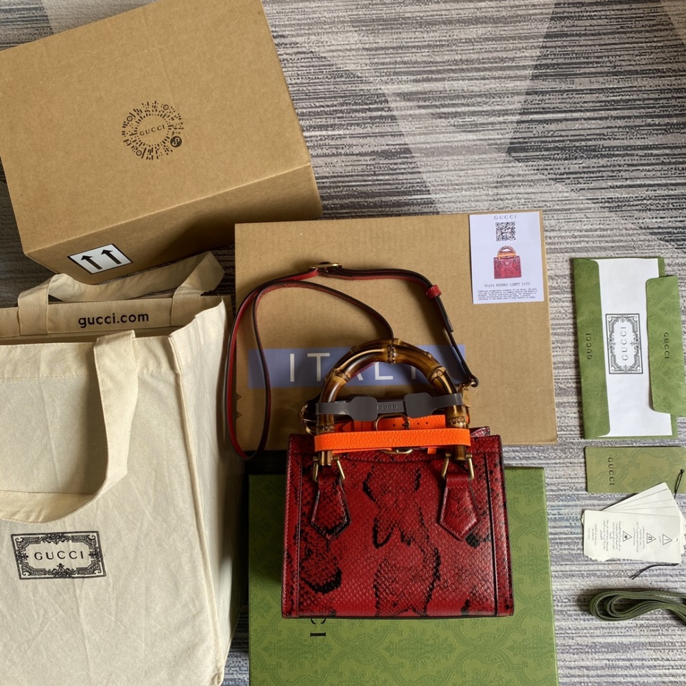 Gucci bamboo mini tote 655661 Mirror Boutique