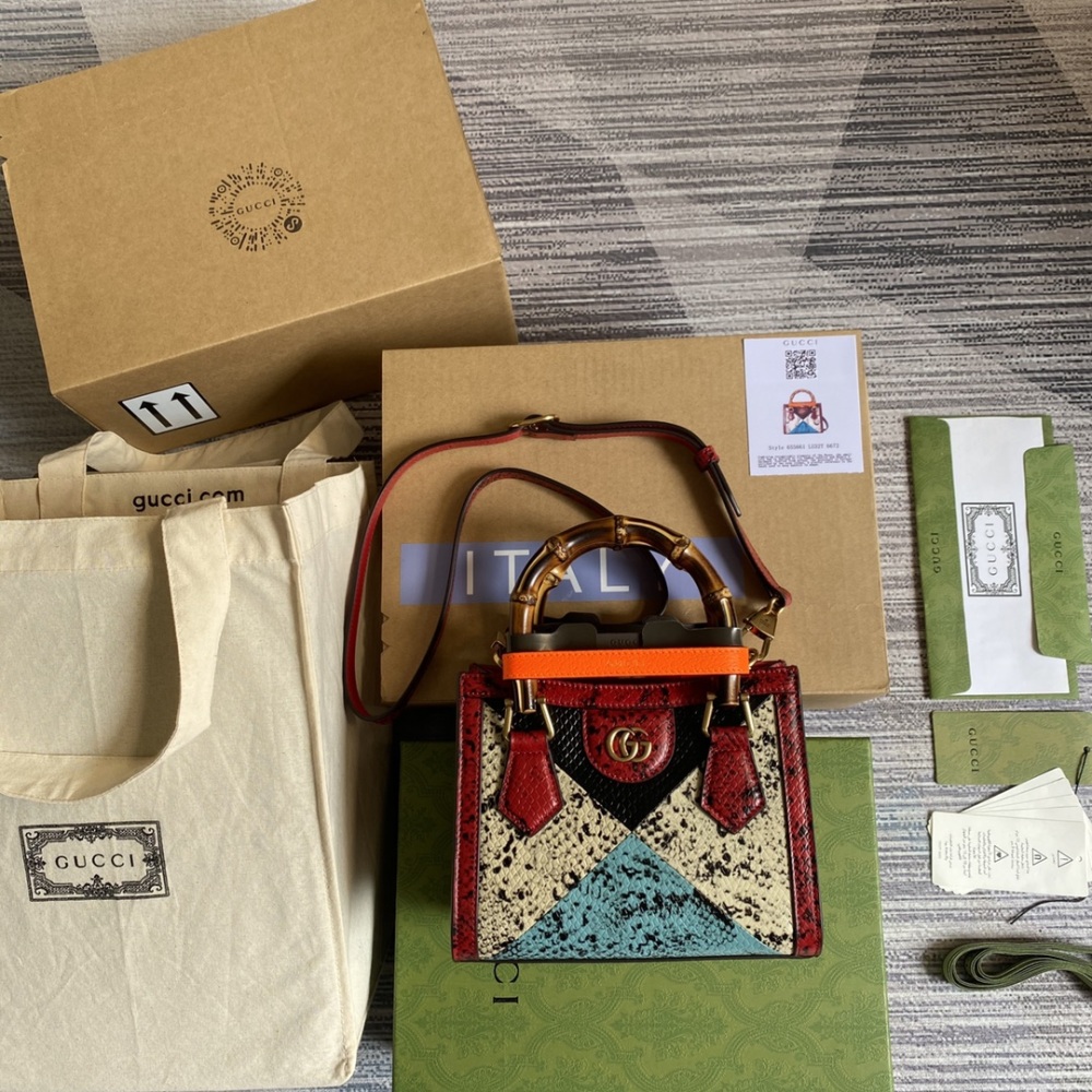 Gucci bamboo mini tote 655661 Mirror Boutique