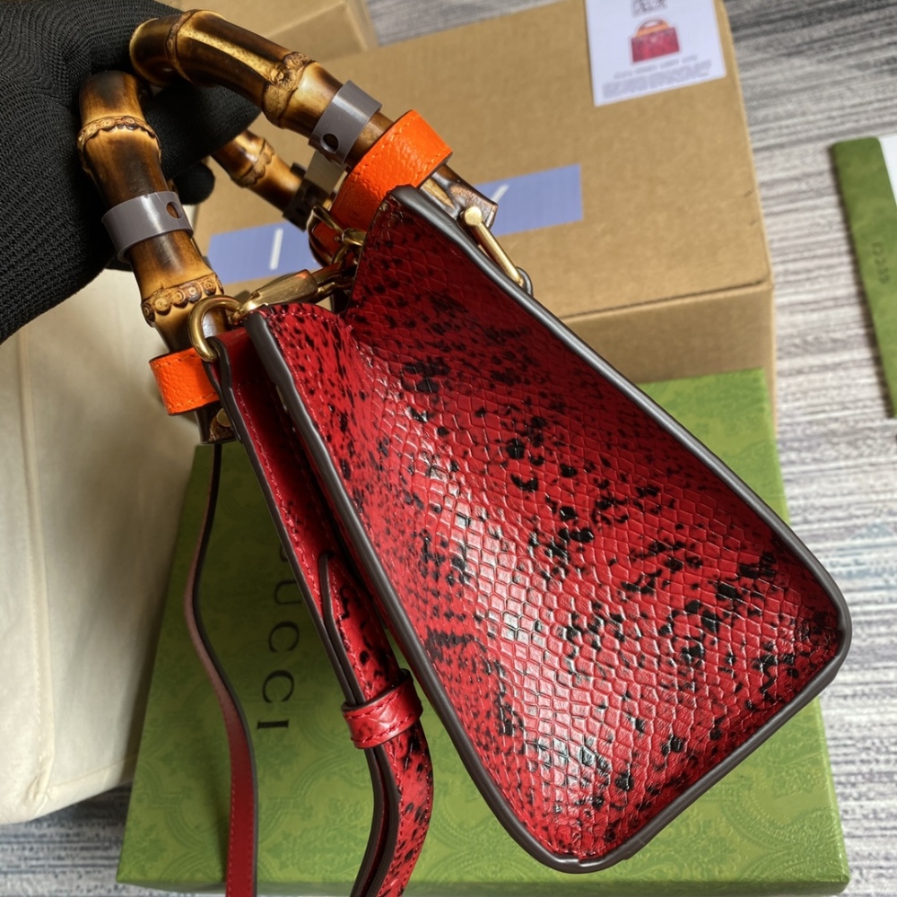 Gucci bamboo mini tote 655661 Mirror Boutique