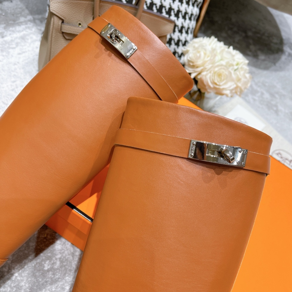 Hermes Kelly Buckle Boots