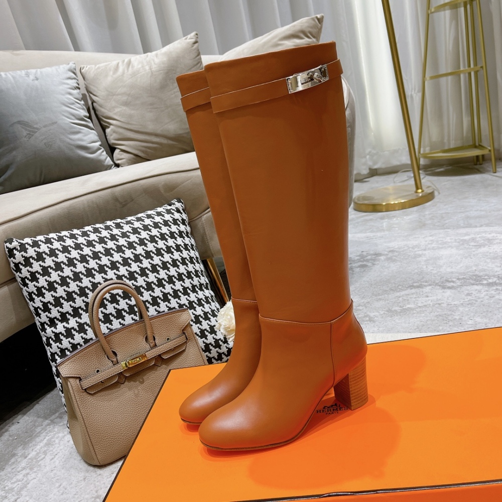 Hermes Kelly Buckle Boots
