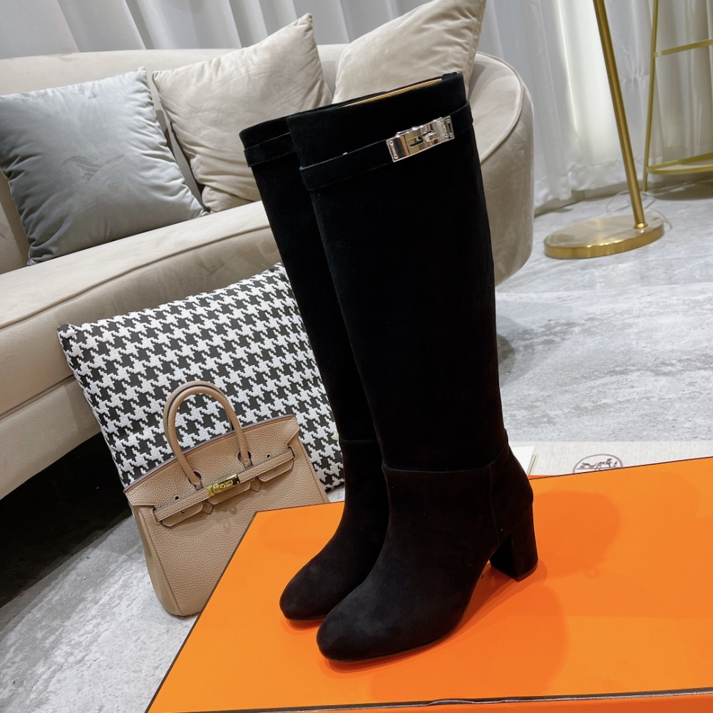 Hermes Kelly Buckle Boots